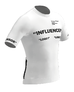 Jersey Pro 4 Ciclismo Influencer Blanco