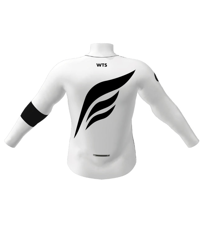 Chamarra Ciclismo Flash Impermeable WTS Blanca