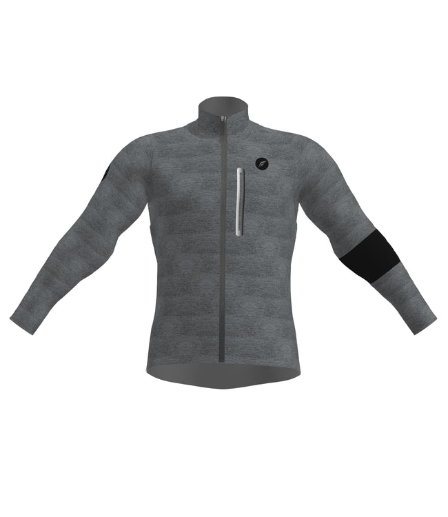 Chamarra Ciclismo Flash Impermeable WTS Gris