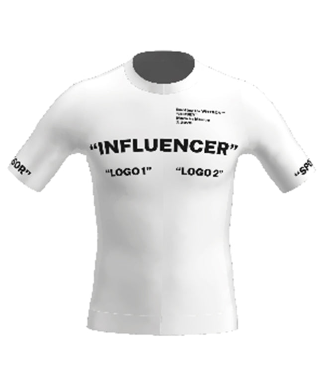 Jersey Pro 4 Ciclismo Influencer Blanco