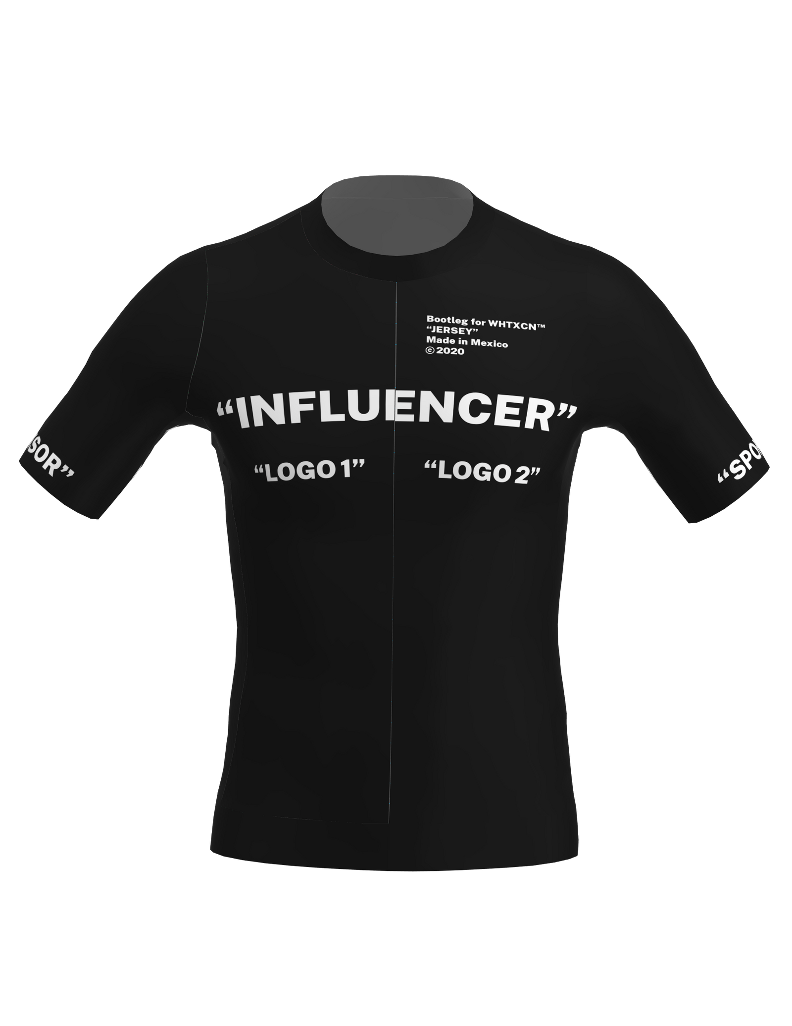 Jersey Pro 4 Ciclismo Influencer Negro