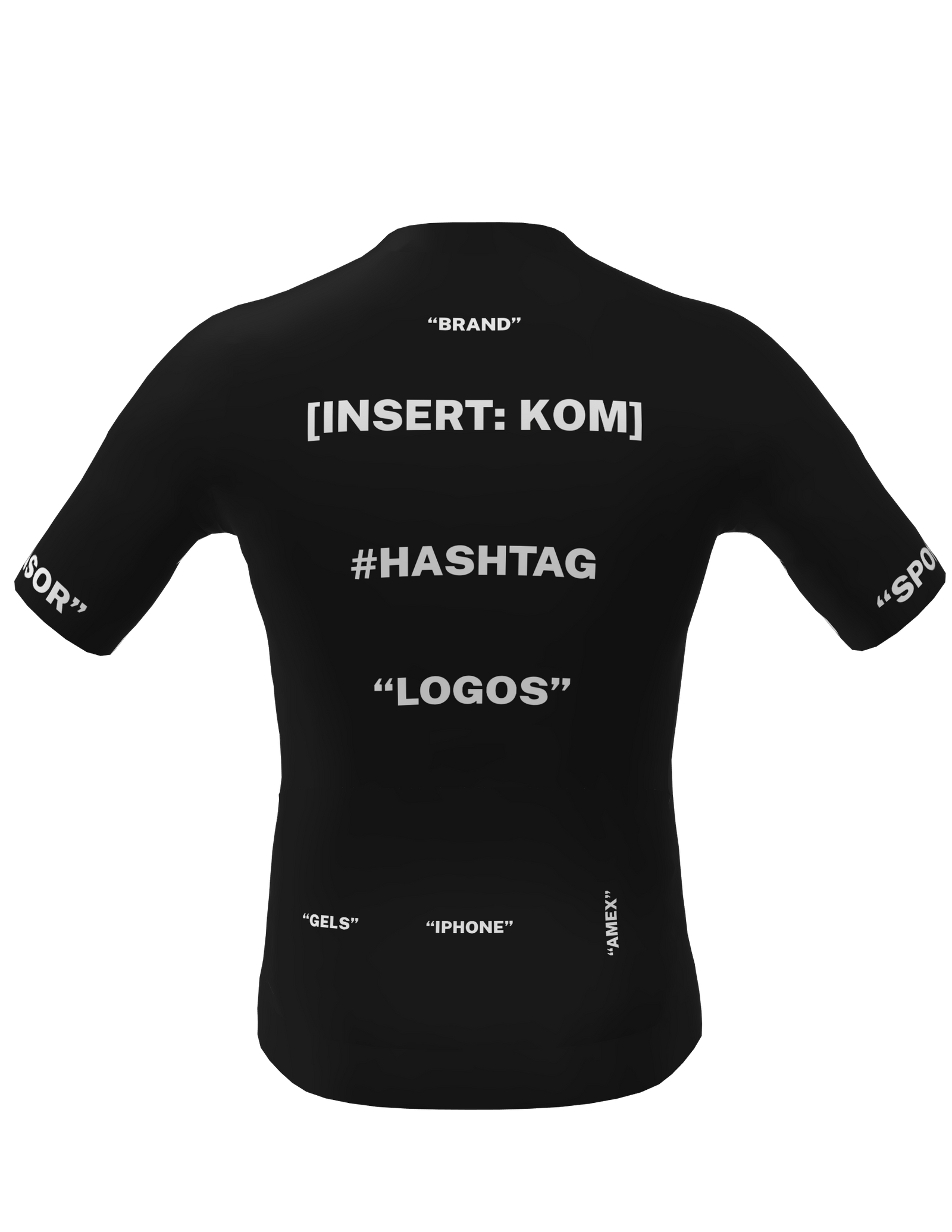 Jersey Pro 4 Ciclismo Influencer Negro